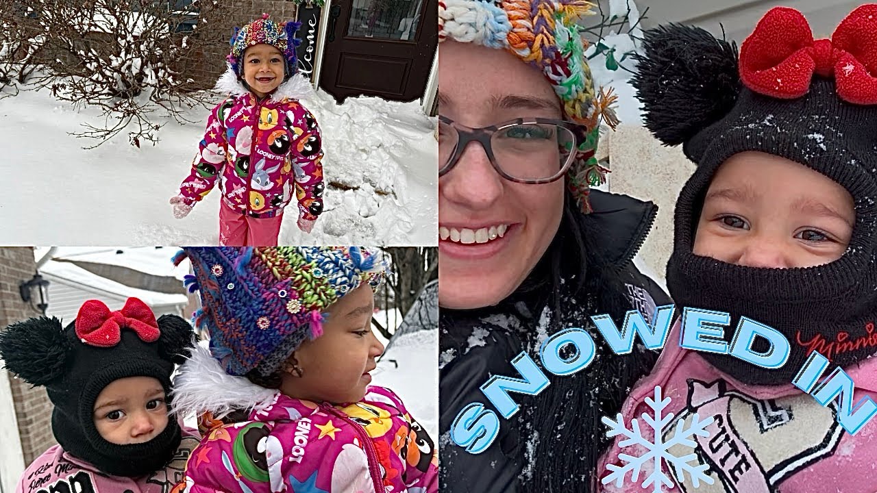 SNOW DAY!! | Loves first time in the snow & she does THIS !!! 😮