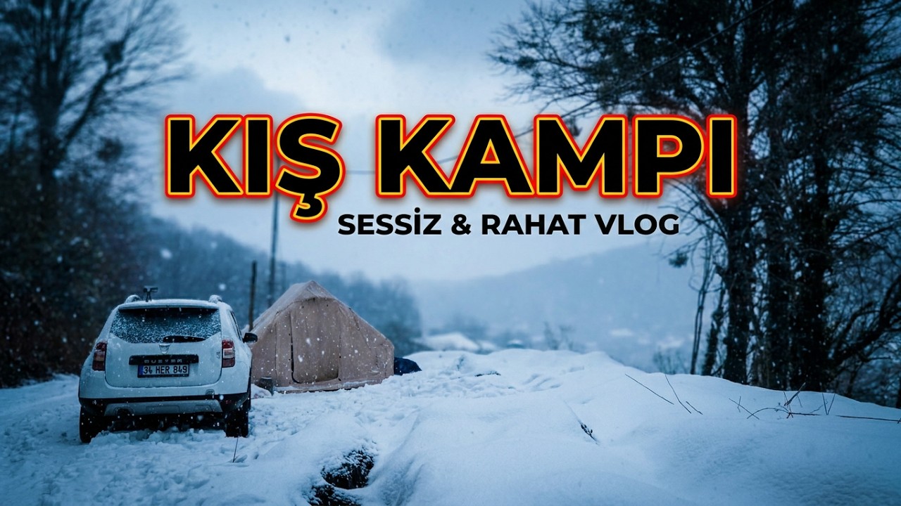 Kar Yağarken Kış Kampında Sessiz Bir Tur ❄️