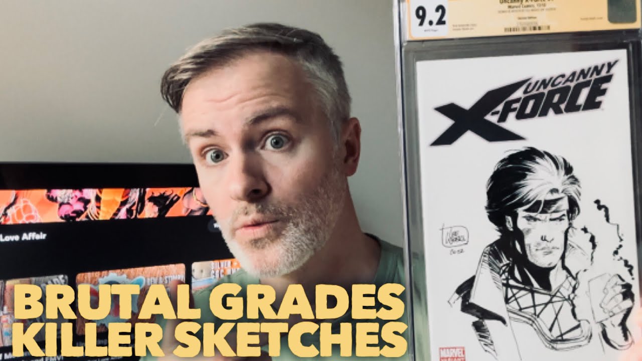 Brutal CGC Grades - Unboxing Sketch Comic Book Covers, Commissioned at Baltimore Comic Con