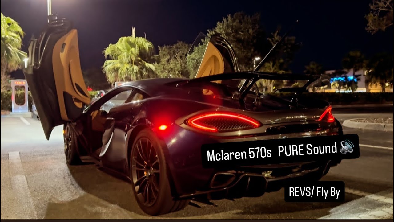 McLaren 570s PURE Exhaust Sound!