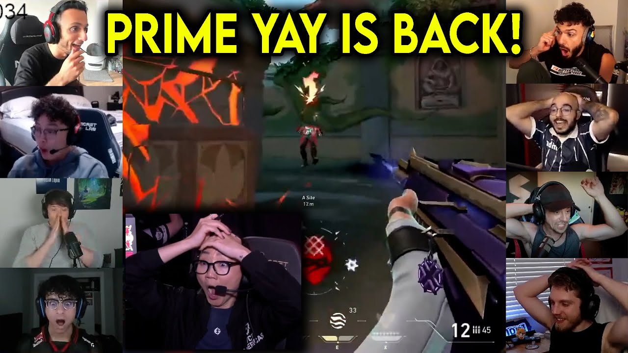 Valorant Streamers Reacts To EG Yay Insane 1v3 CLUTCH Against G2 In VCT