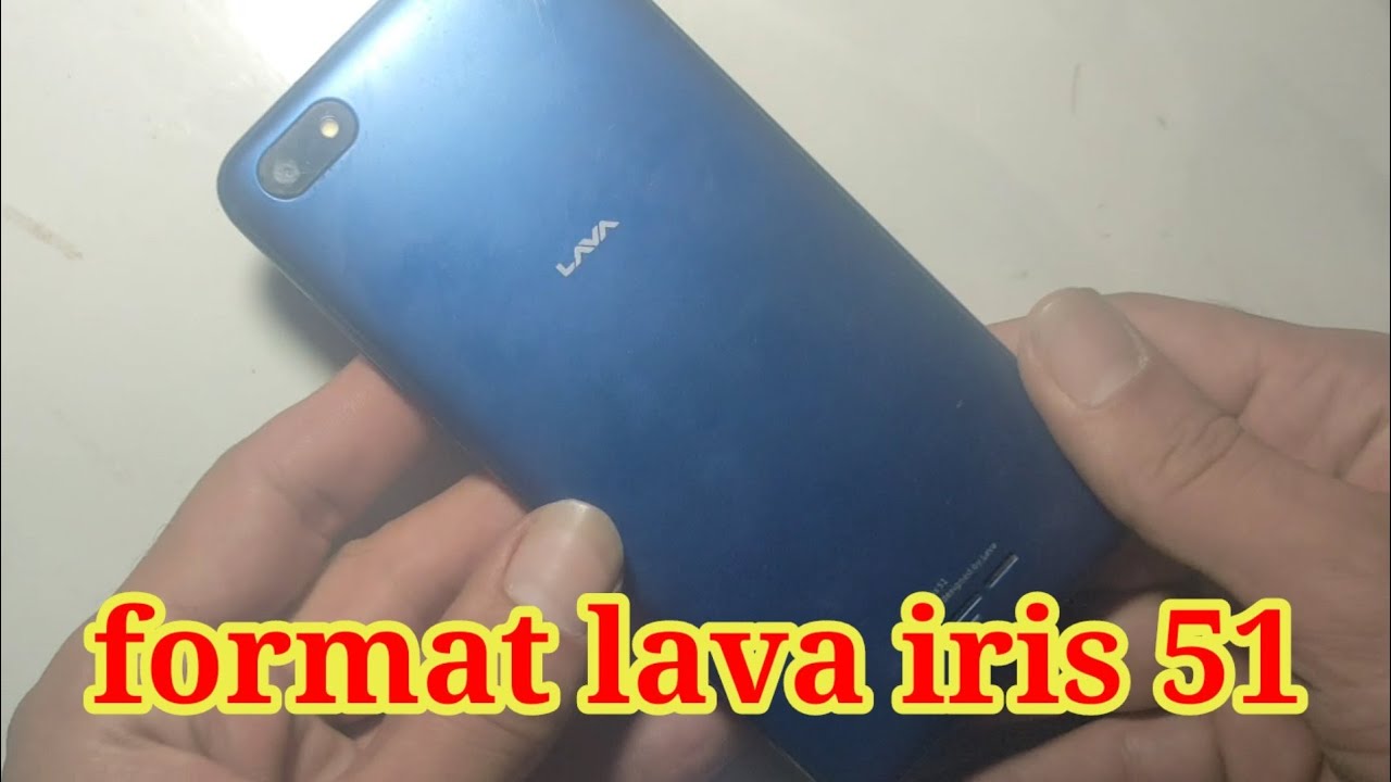 format lava iris 51 تخطى قفل الشاشة وعمل ضبط مصنع و إزالة الحماية لافا ايرو 51