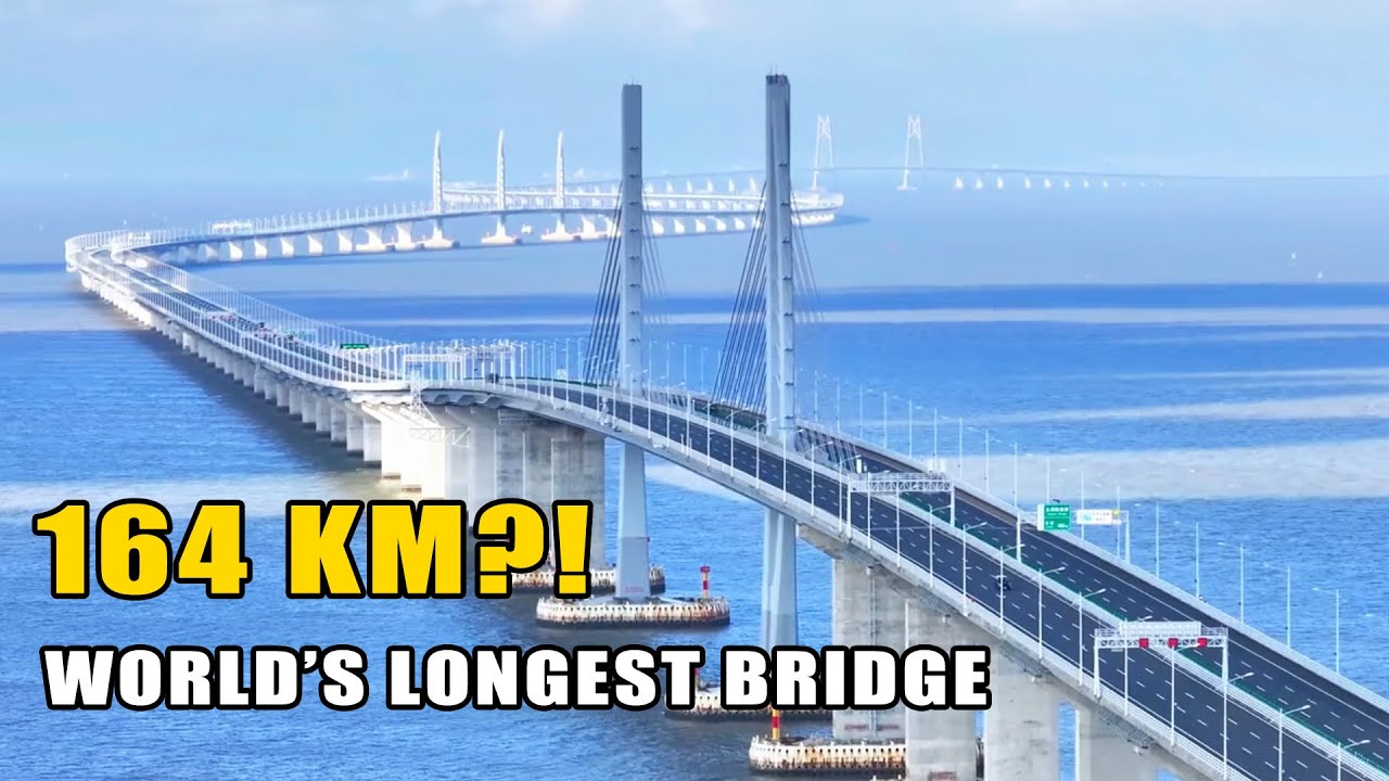 Top 10 Longest Bridges in the World (2025 Update) | From 30 km to 165 km