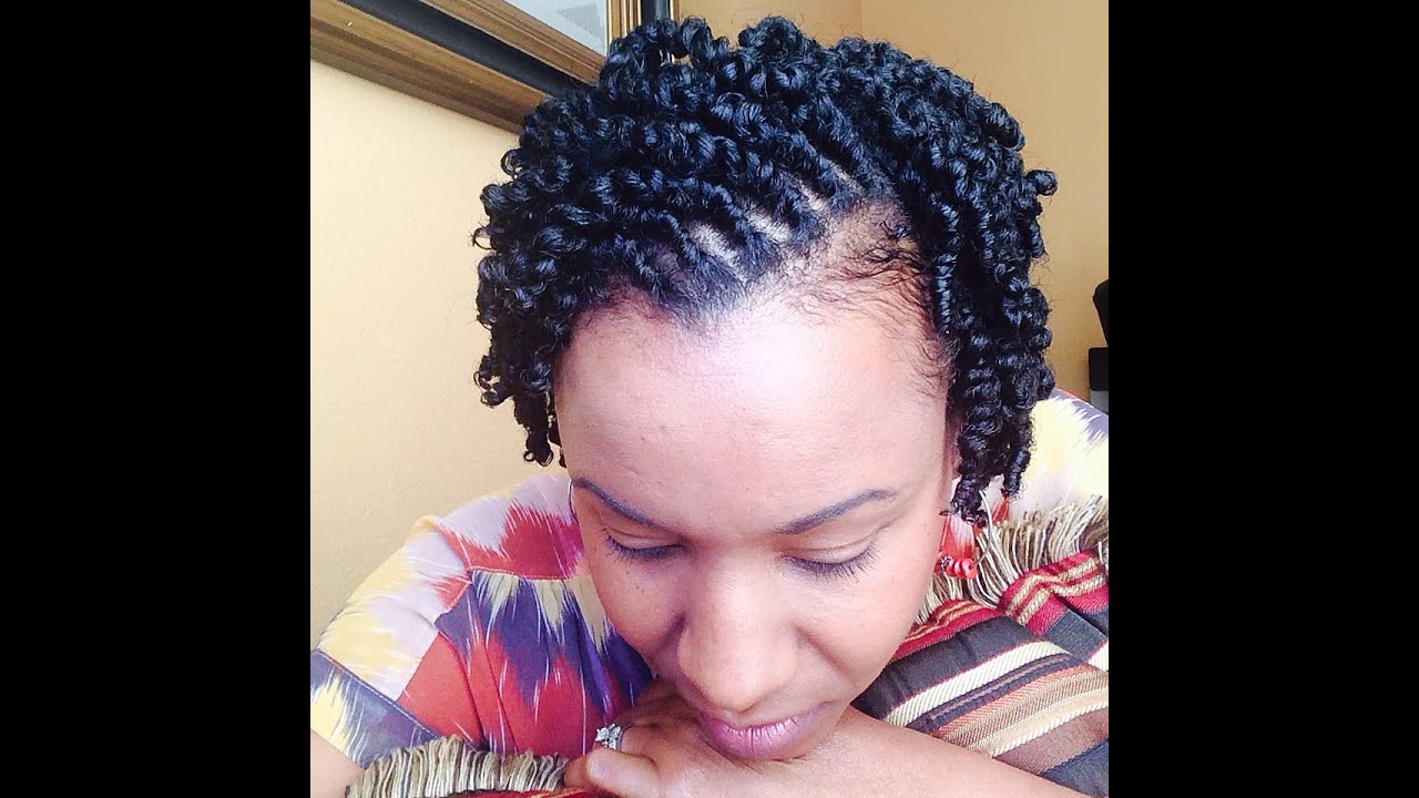 Natural Hair| Two Strand Twist/Flat Twist Style Tutorial