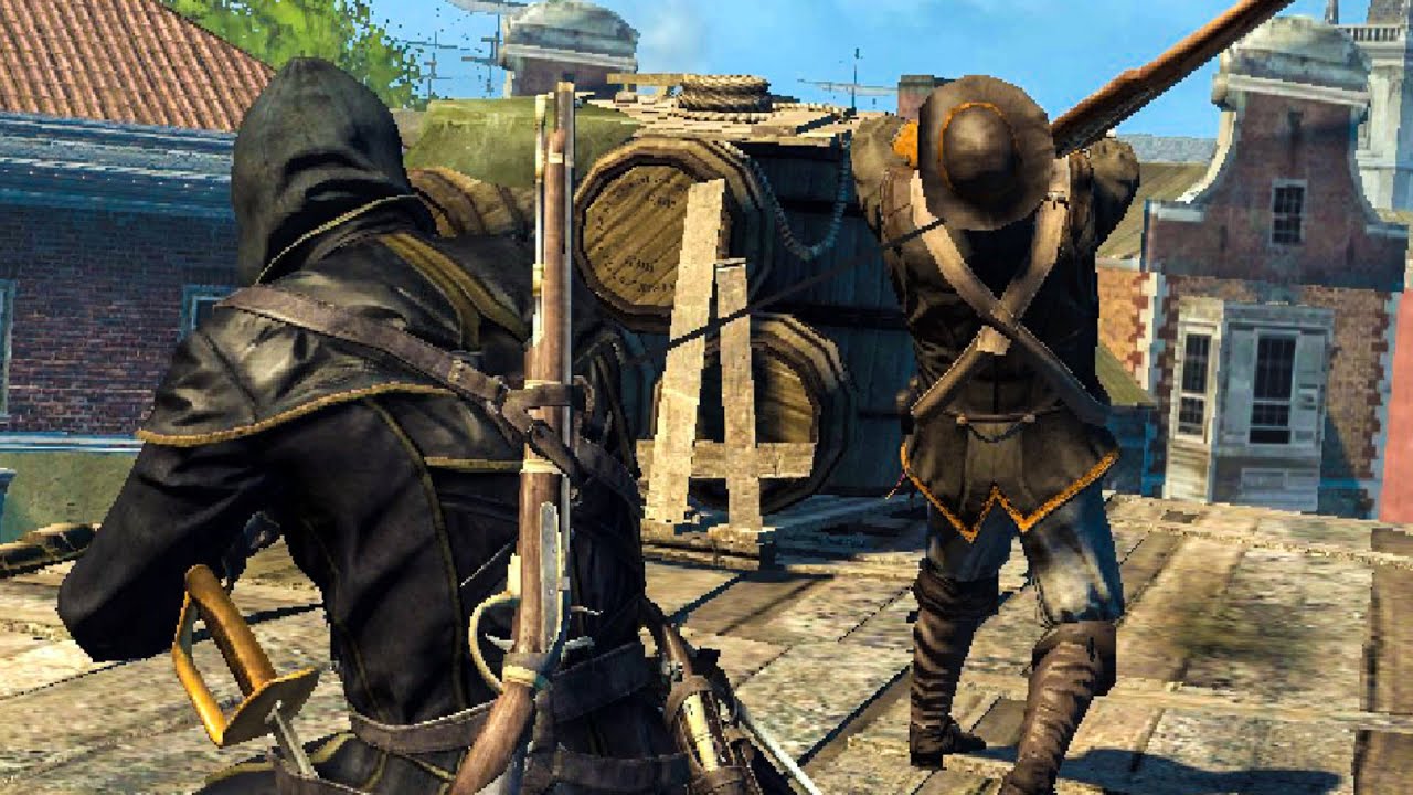 AC Rogue - Stealth Parkour Gameplay