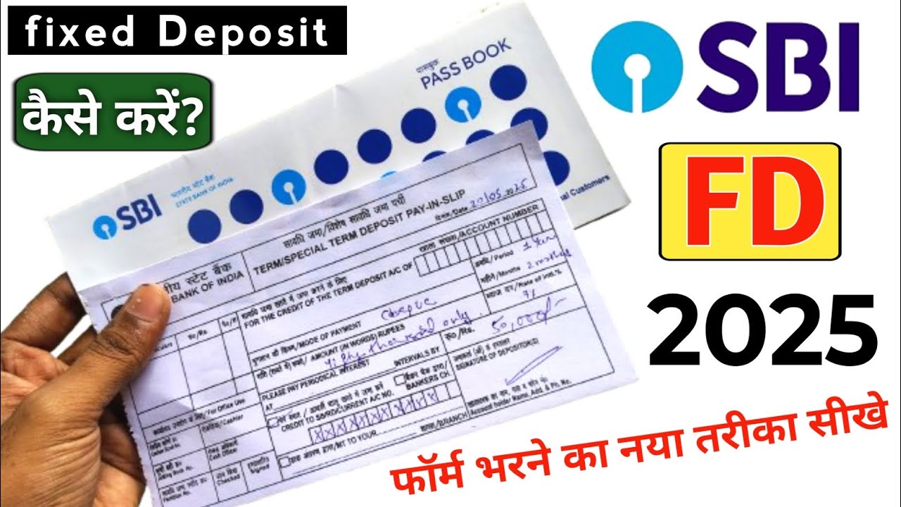 Sbi fixed Deposit form fill up | how To Fill sbi Fixed Deposit form | sbi bank fd form kaise bhare |