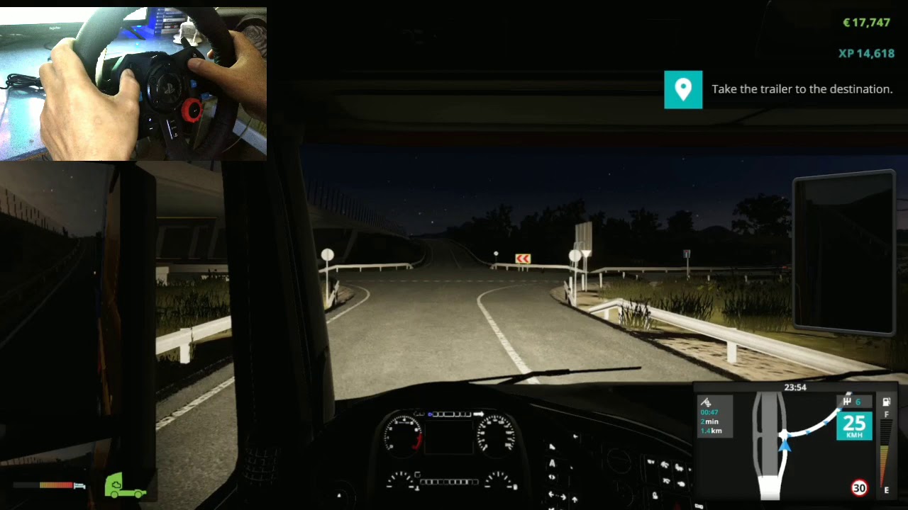Truck driver - part 8 delivery Ps4 gameplay | logitech g29 steering wheel