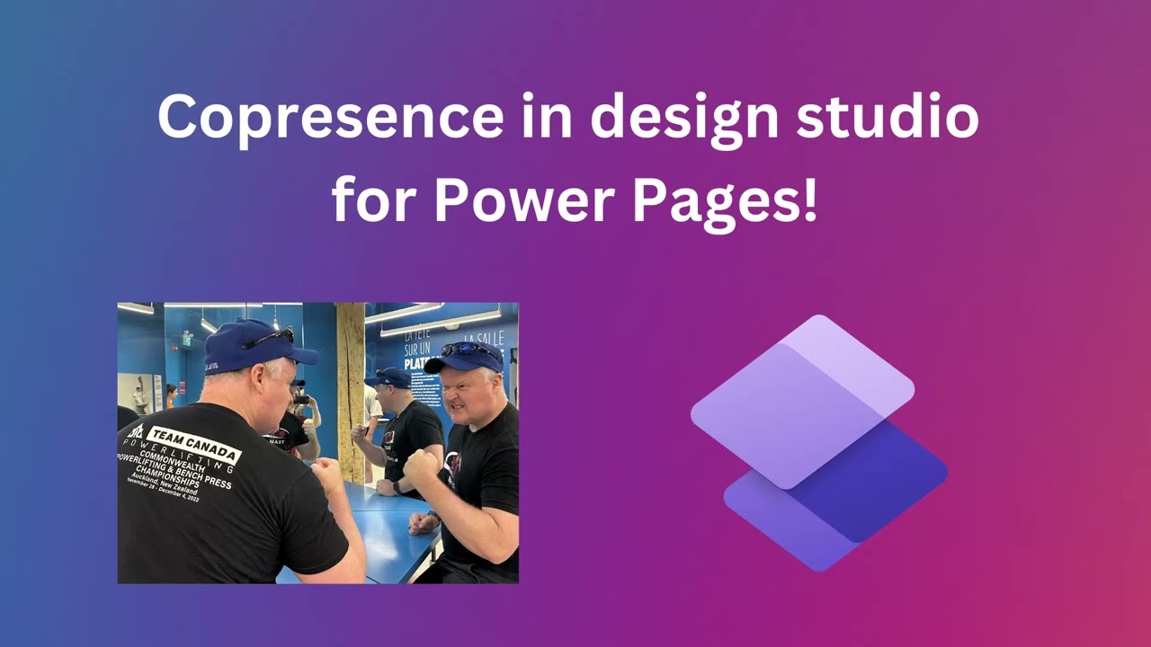 Copresense in Power Pages design studio