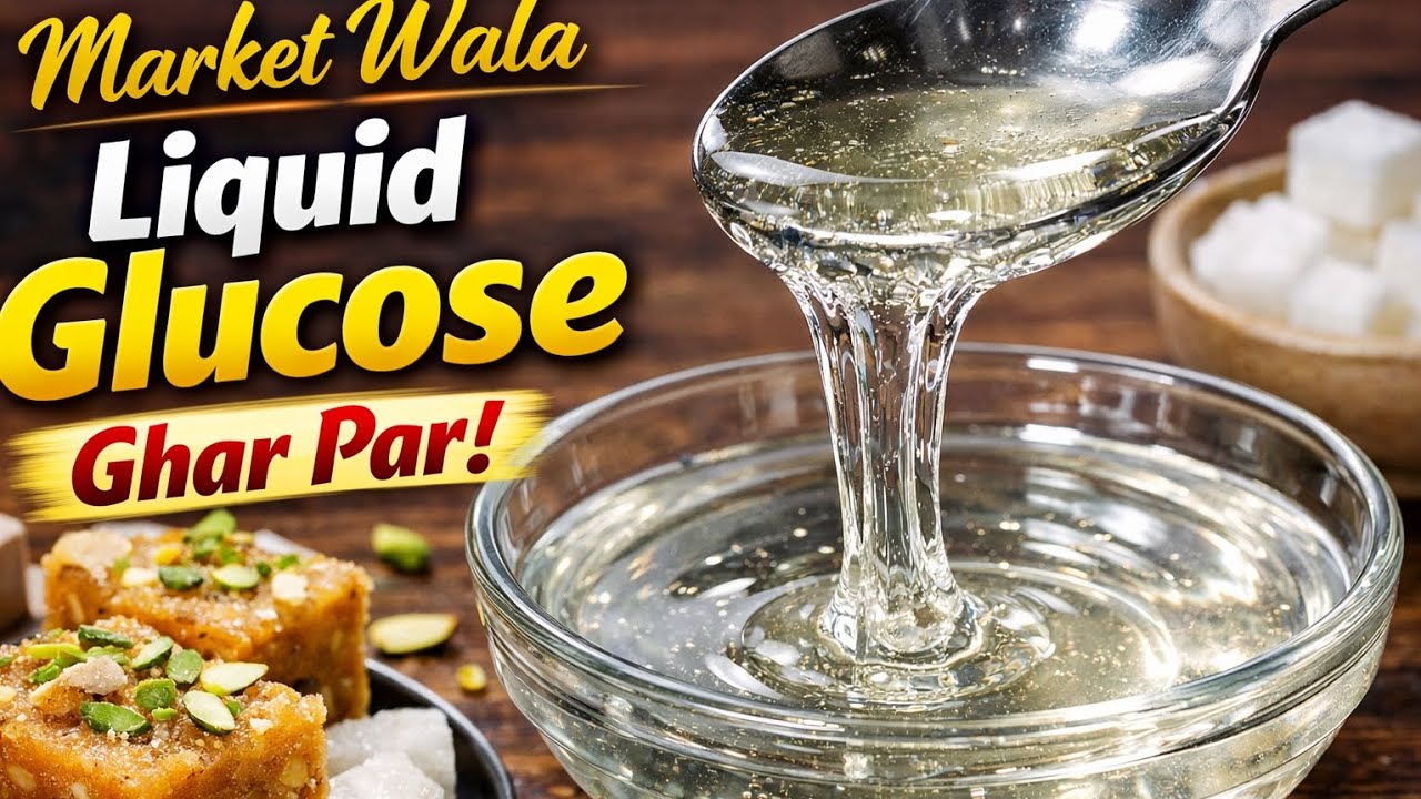 👇Liquid Glucose Recipe Without Corn Syrup | Perfect Sugar Syrup for Son Halwa & Sweets