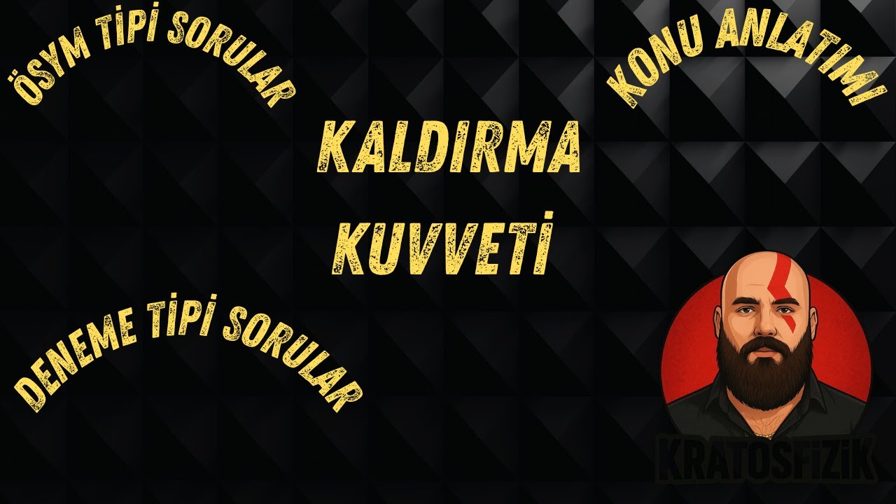 💧 TYT FİZİK KALDIRMA KUVVETİ | En Çok Çıkan 5 Soru Tipi 💥 2026 YKS’de %90 Çıkma Garantili Konu