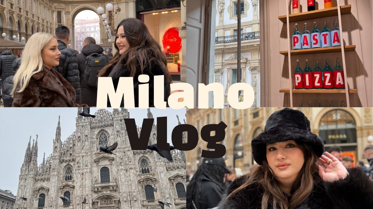 Kız Kıza Milano Vlog 🇮🇹 Yemelere Doyamadık!