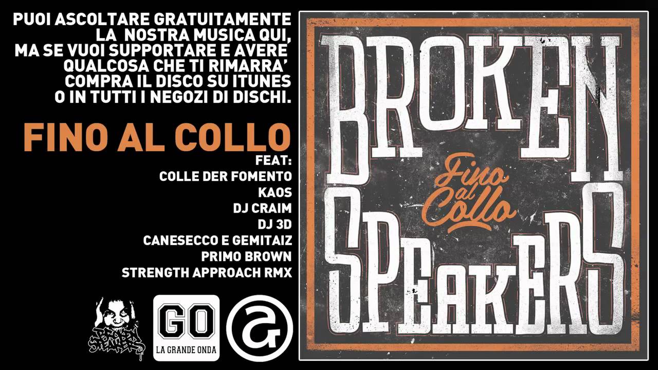 BROKENSPEAKERS - 09 I SOLDI TUOI LA TESTA MIA