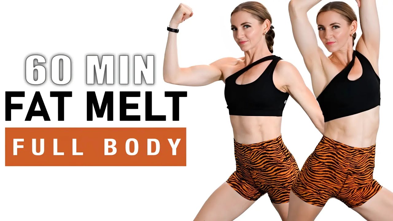 1 HOUR FULL BODY WORKOUT at HOME - Calisthenics + Cardio + Abs, No Equipment, No Jumping