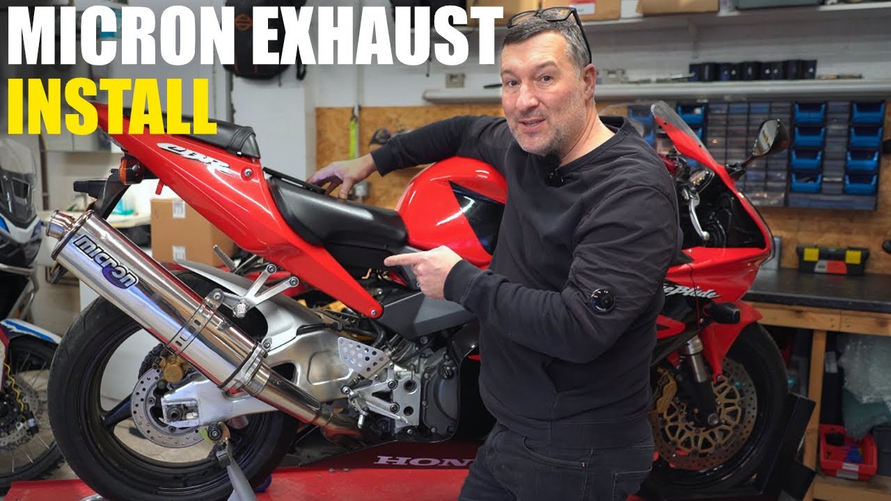 Возрождение зверя: установка ретро-выхлопа Micron на мой Honda CBR954RR