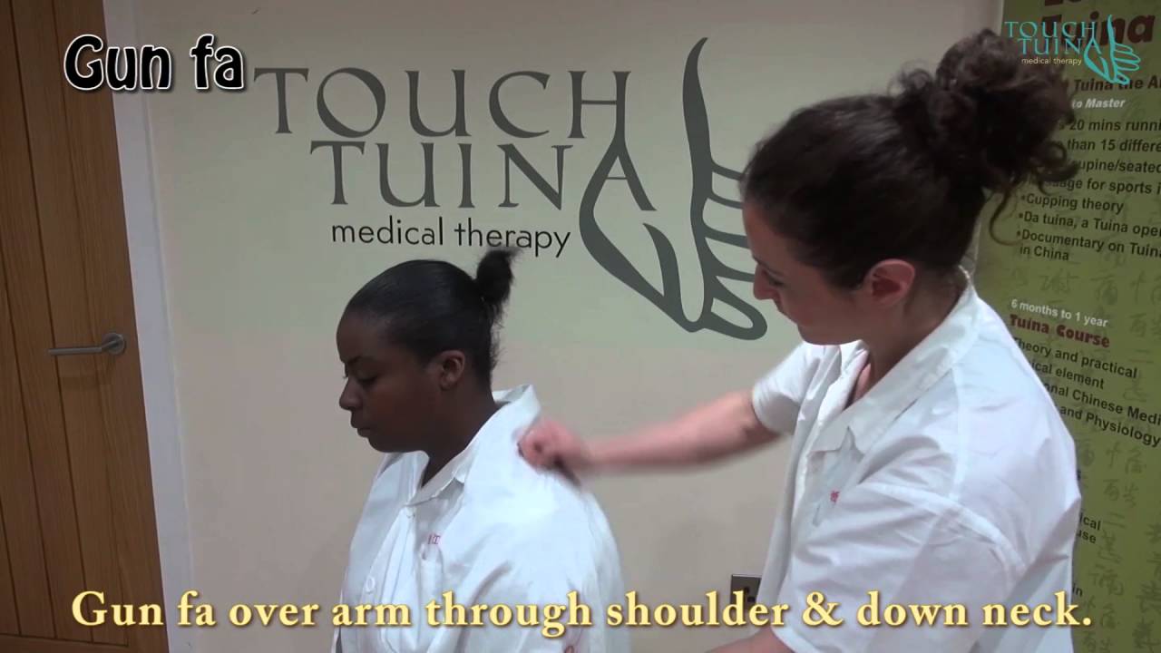 Touch Tuina Demo of Seated Massage
