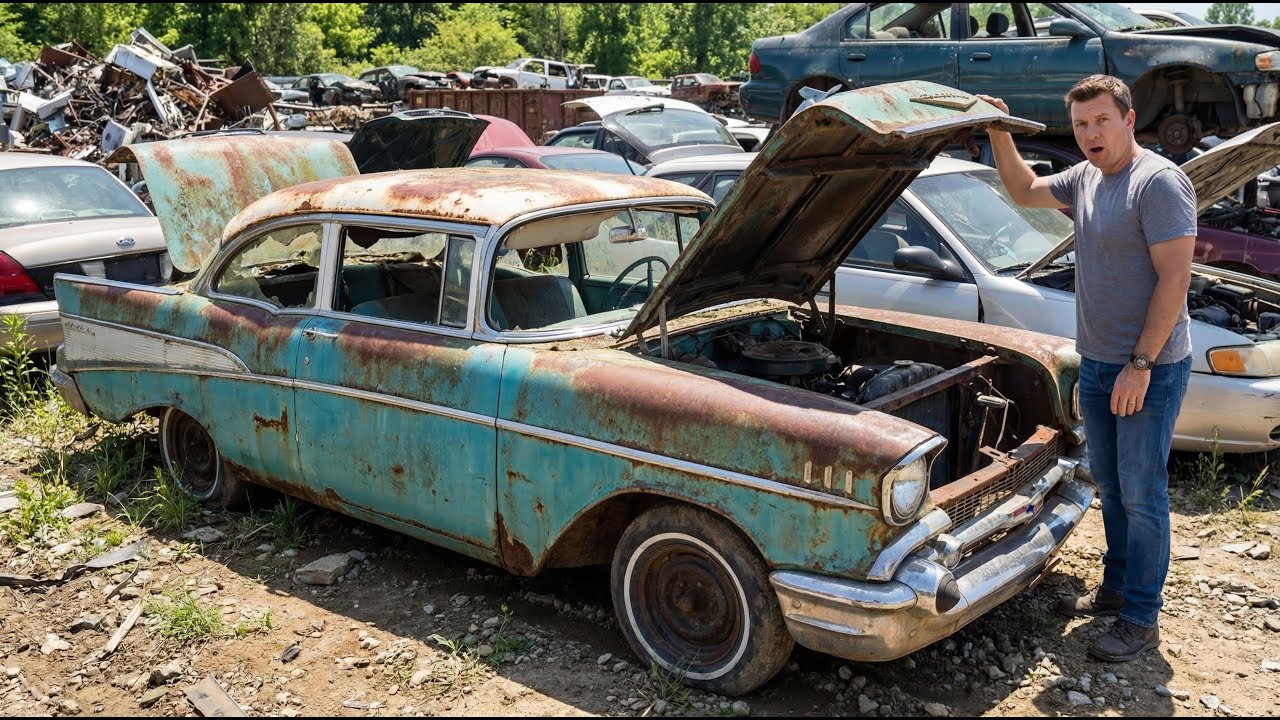 ASMR Car Restoration | 1957 Chevrolet Bel Air Full Restoration From Rust to Showroom Classic
