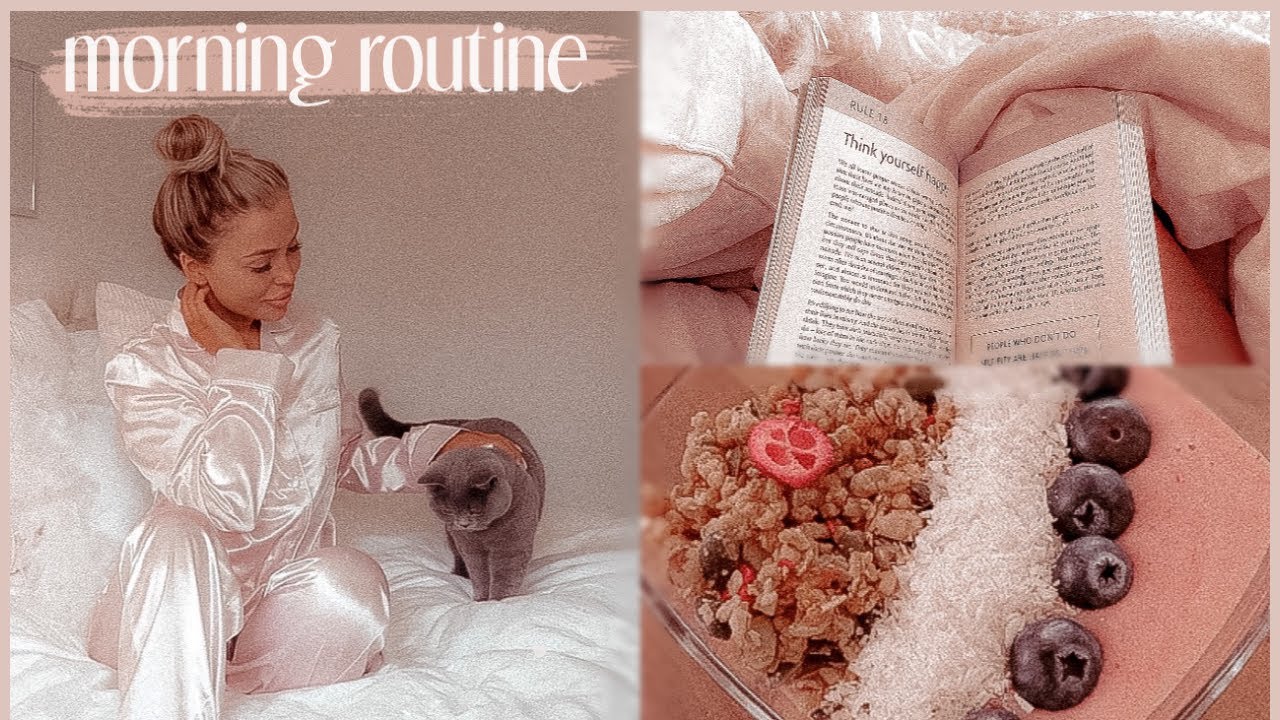 SPRING MORNING ROUTINE | healthy, positive + productive ✨
