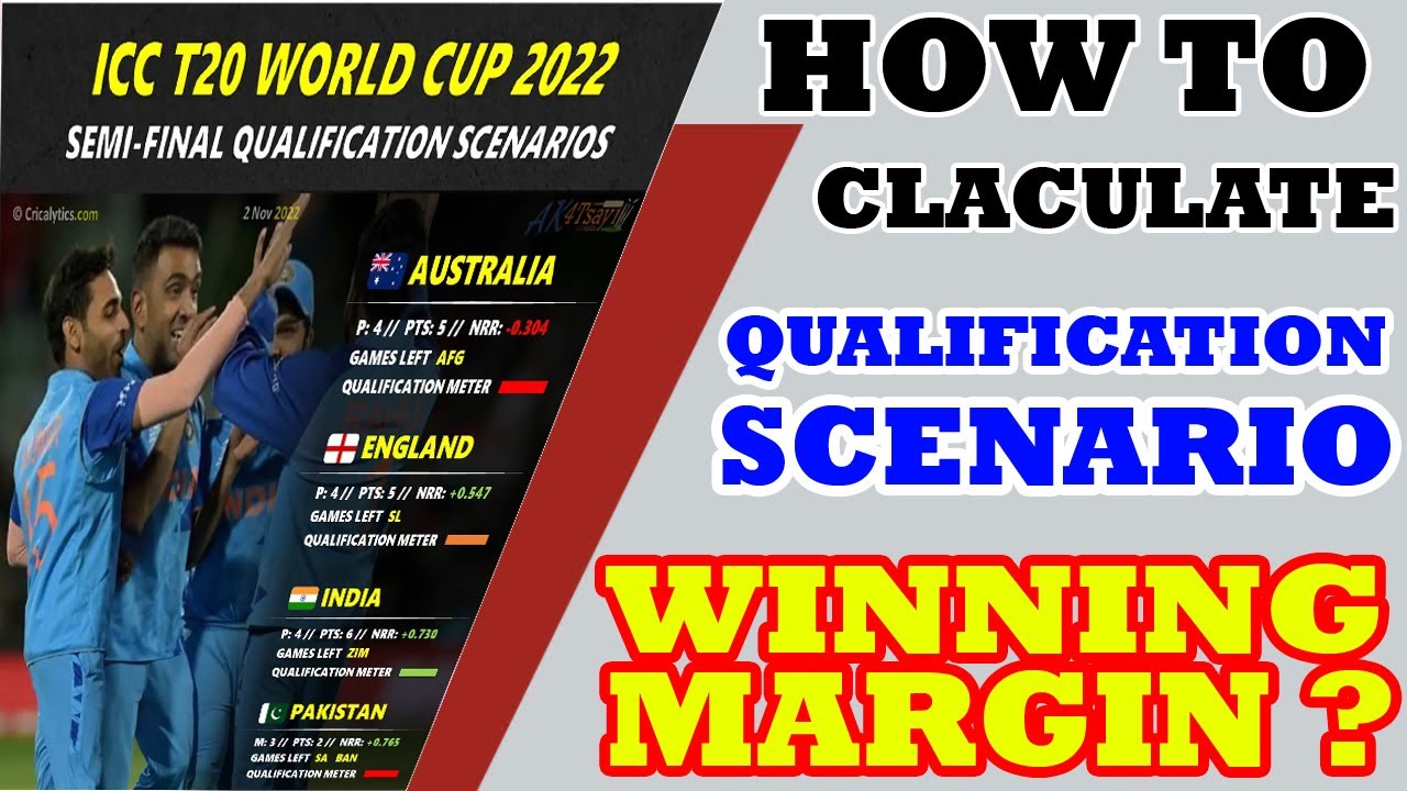 How To Calculate Qualification Scenario Through Net Run Rate in a Cricket Tournament