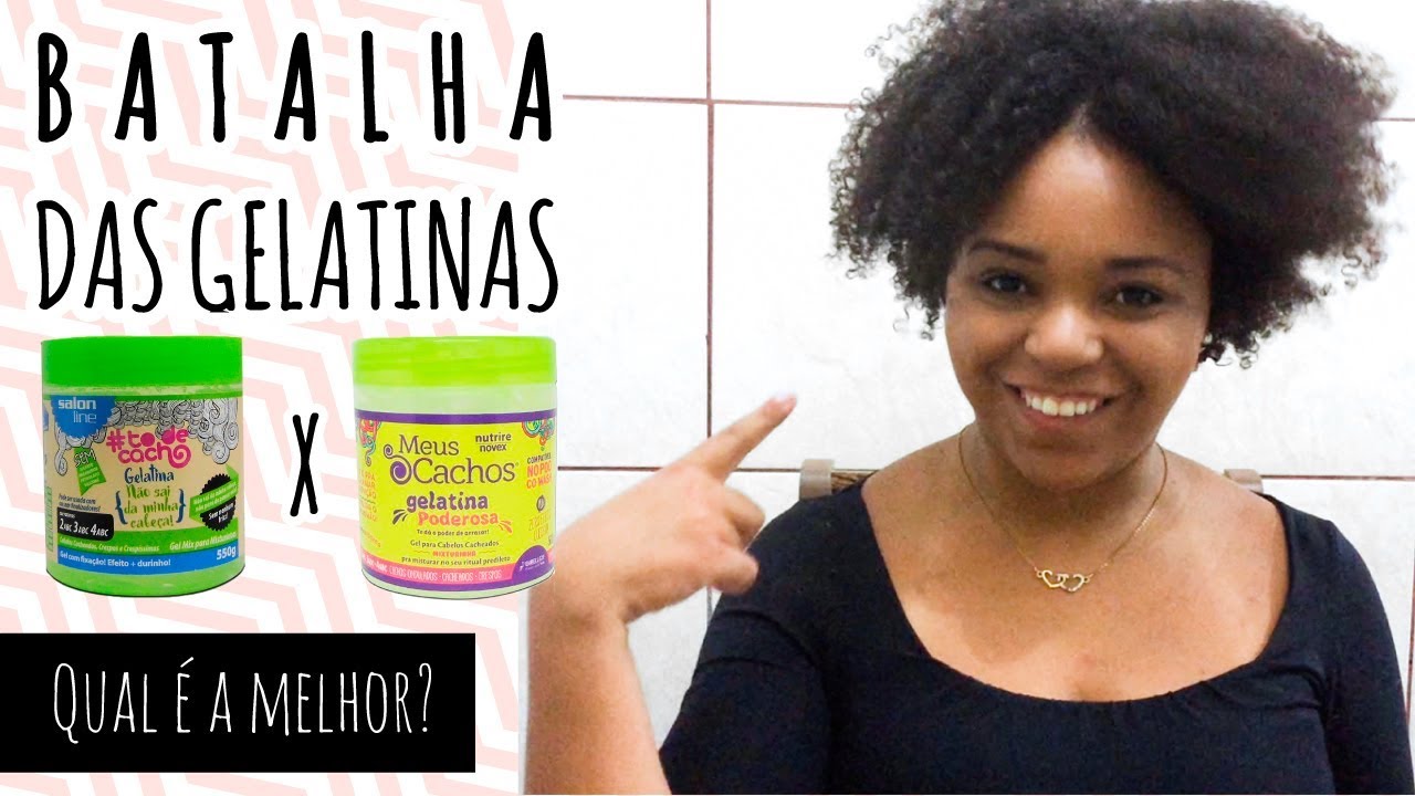 RESENHA COMPARATIVA: Gelatina Novex x Gelatina (verde) Salon line