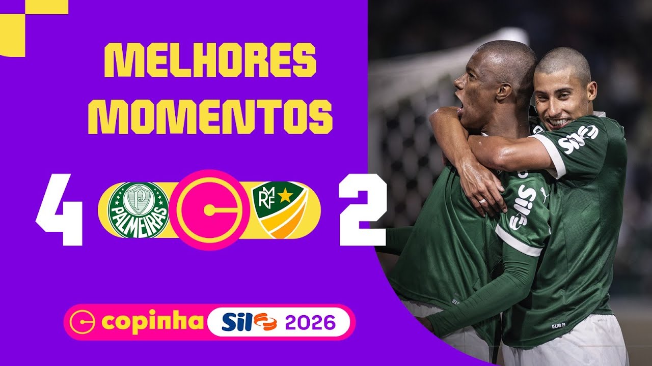 PALMEIRAS 4 X 2 MONTE RORAIMA | MELHORES MOMENTOS | 1&ordf; RODADA | COPINHA SIL 2026