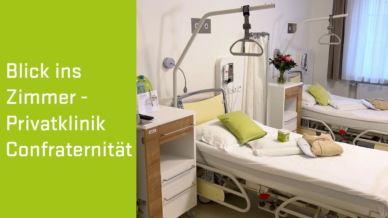 Zimmer in der Privatklinik Confraternit&auml;t - Rundgang
