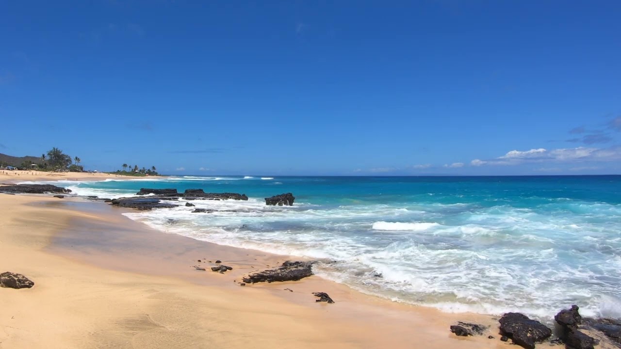 One hour of HD Beach Time at Sandy Beach, HI #3  - 1080p - Actual Sounds