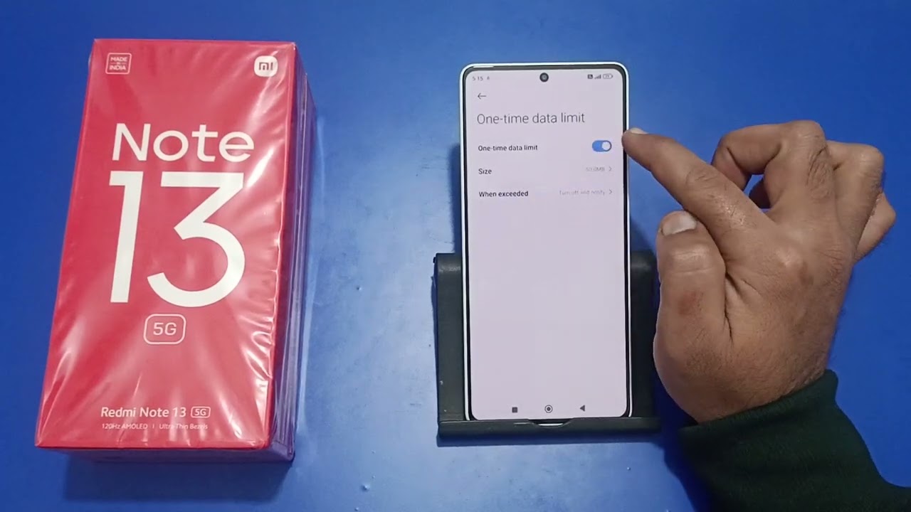 how to set data limit in redmi note 13, how to set data limit