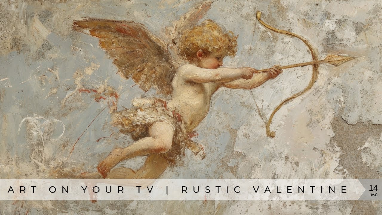 Rustic Valentine 🩷 | Valentine's Day Frame TV Art | Valentine's Screensaver | Wallpaper TV Art |