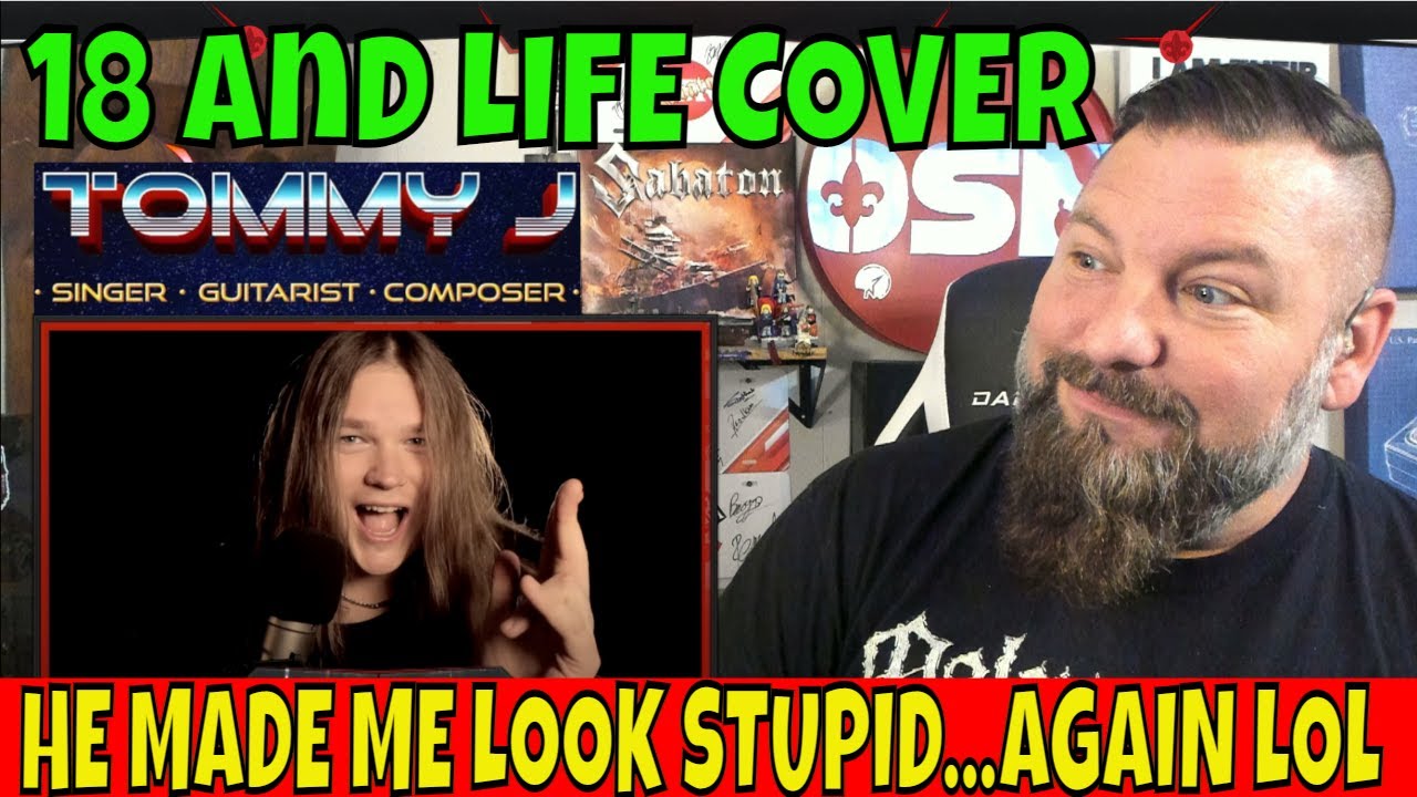 SKID ROW - 18 AND LIFE (Tommy Johansson) | OLDSKULENERD REACTION