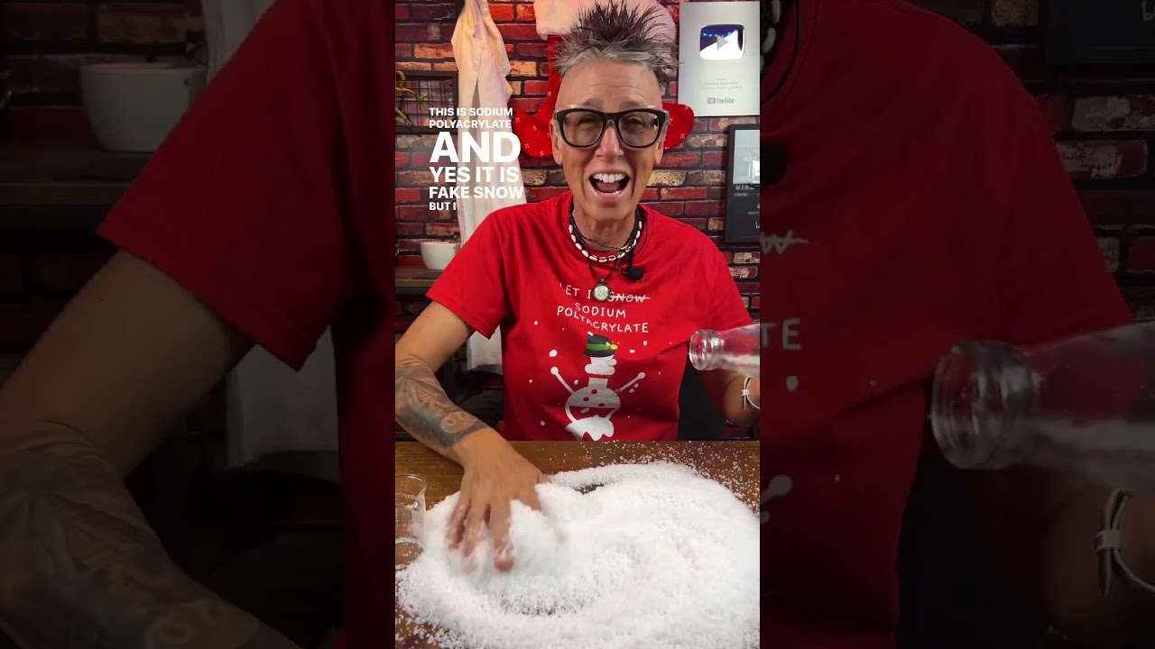 Let it #SodiumPolyacrylate #LetItSnow #ShortsmasChallenge