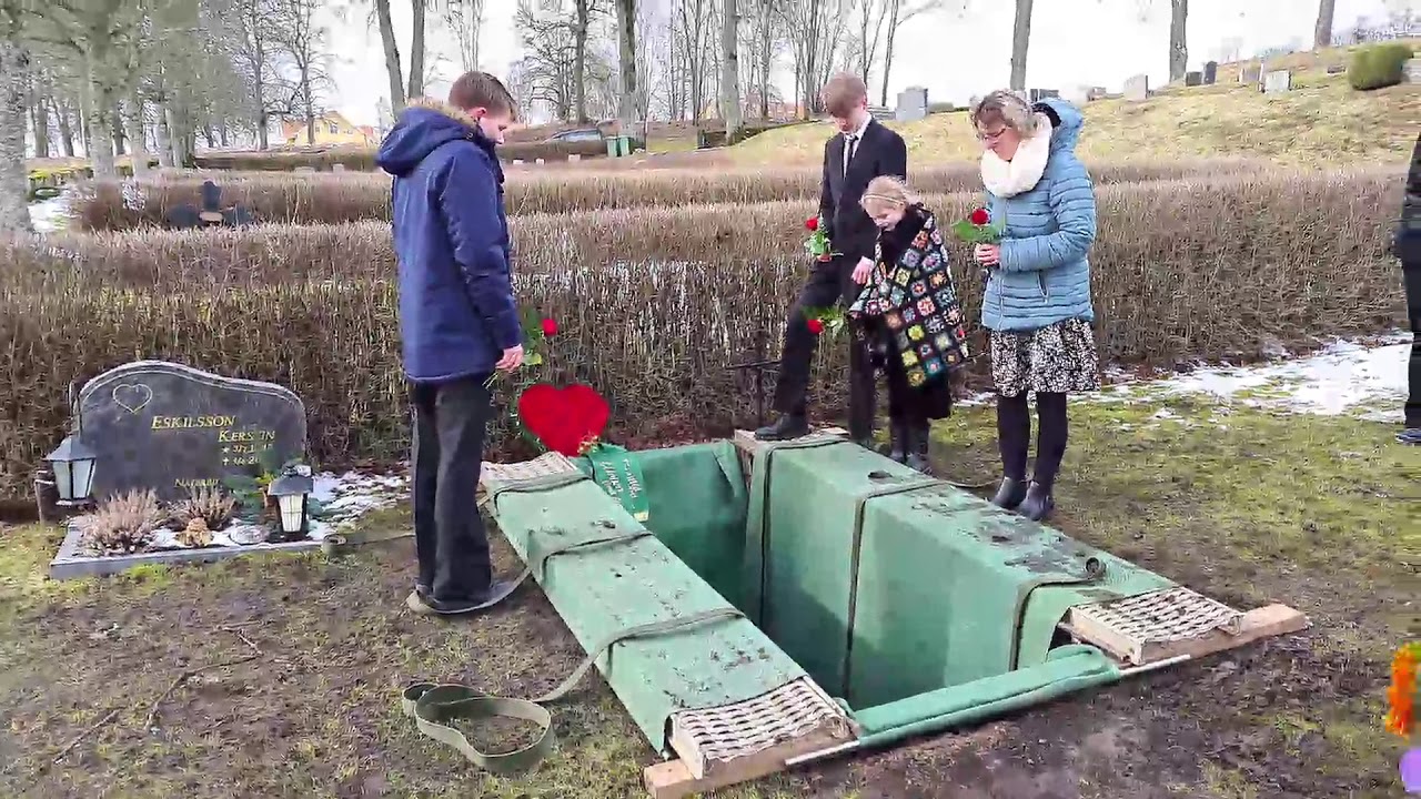 Begravning Anders Davidsson 10/3 2021 (gravsättning Slöta kg)