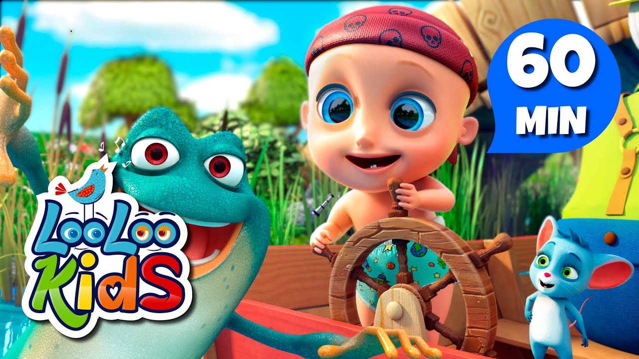 Five Little Speckled Frogs - S2EP57 Musical Adventure Collection - LooLoo Kids Songs for Kids