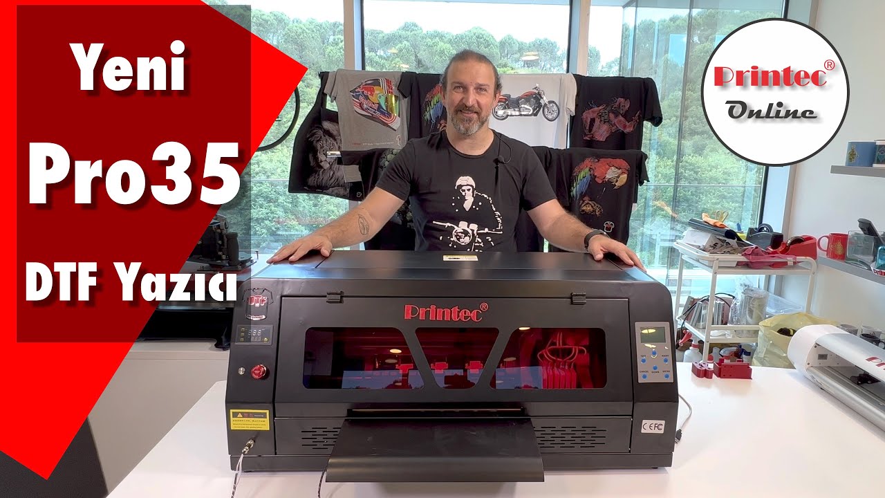 Segmentinin en hızlısı, yeni Printec Pro35 DTF yazıcı tanıtım videosu