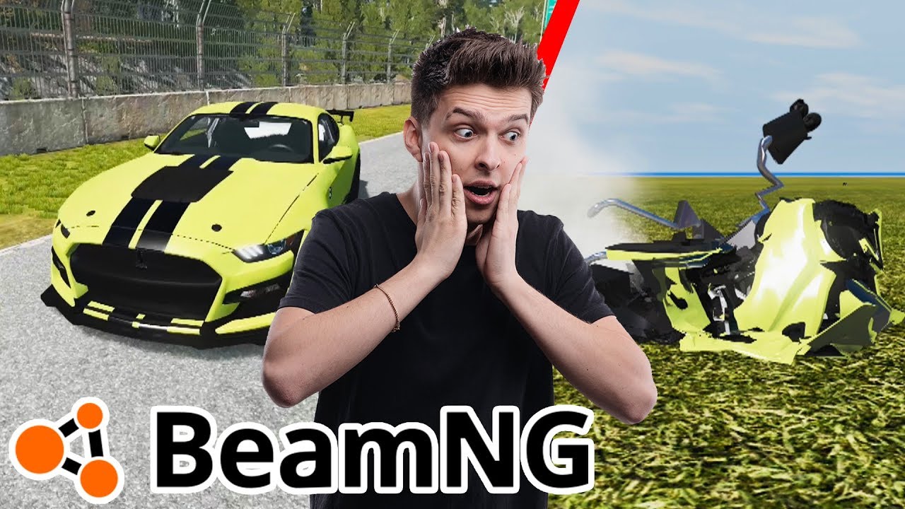 ZNIČÍME NOVY MUSTANG SHELBY | BeamNG.drive