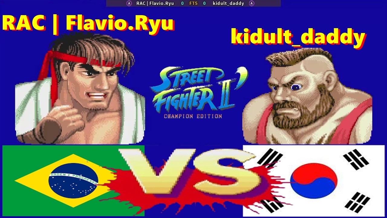 Street Fighter II' - Champion Edition- RAC | Flavio.Ryu vs kidult_daddy FT5