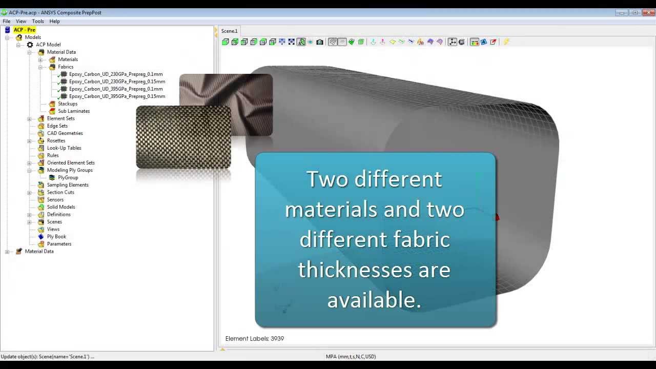 Composite Optimization with ANSYS Composite PrepPost and optiSLang