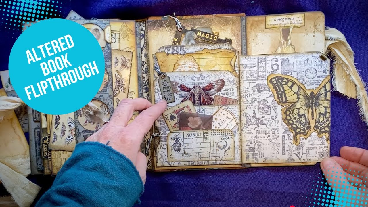 The Haunted Altered Book Flip Through