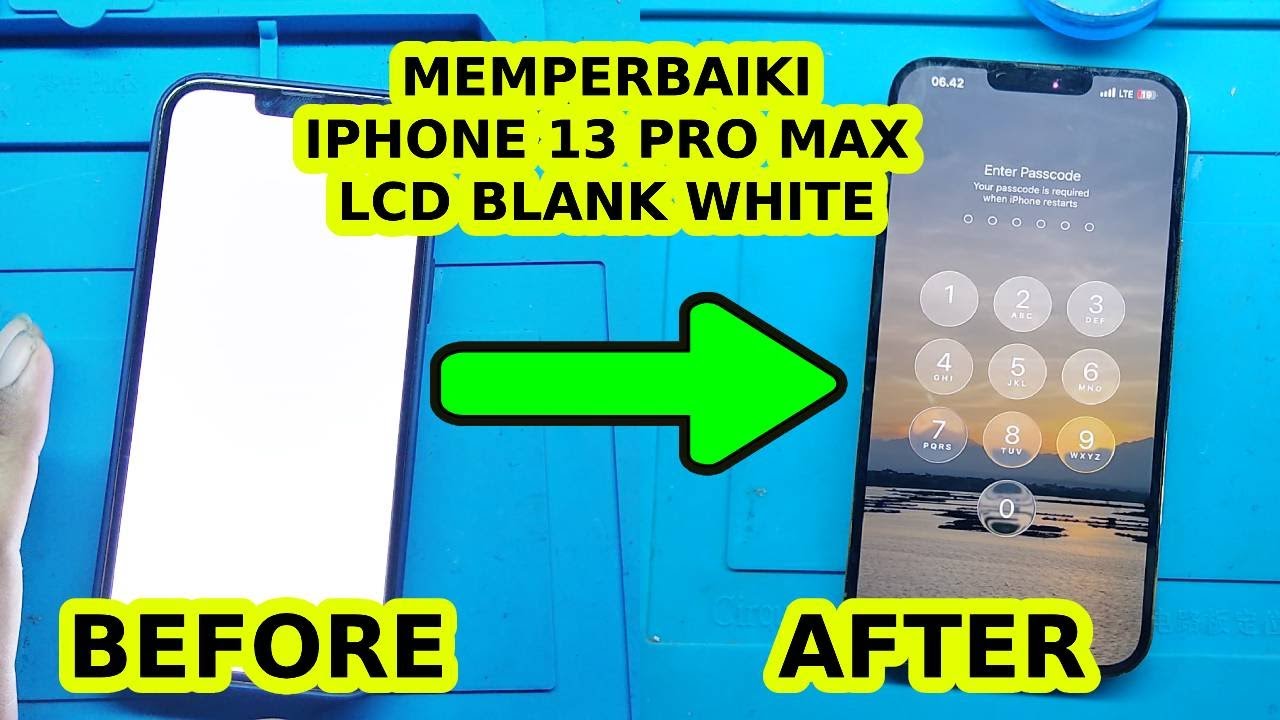 Memperbaiki iPhone 13 pro max white screen tanpa ganti lcd