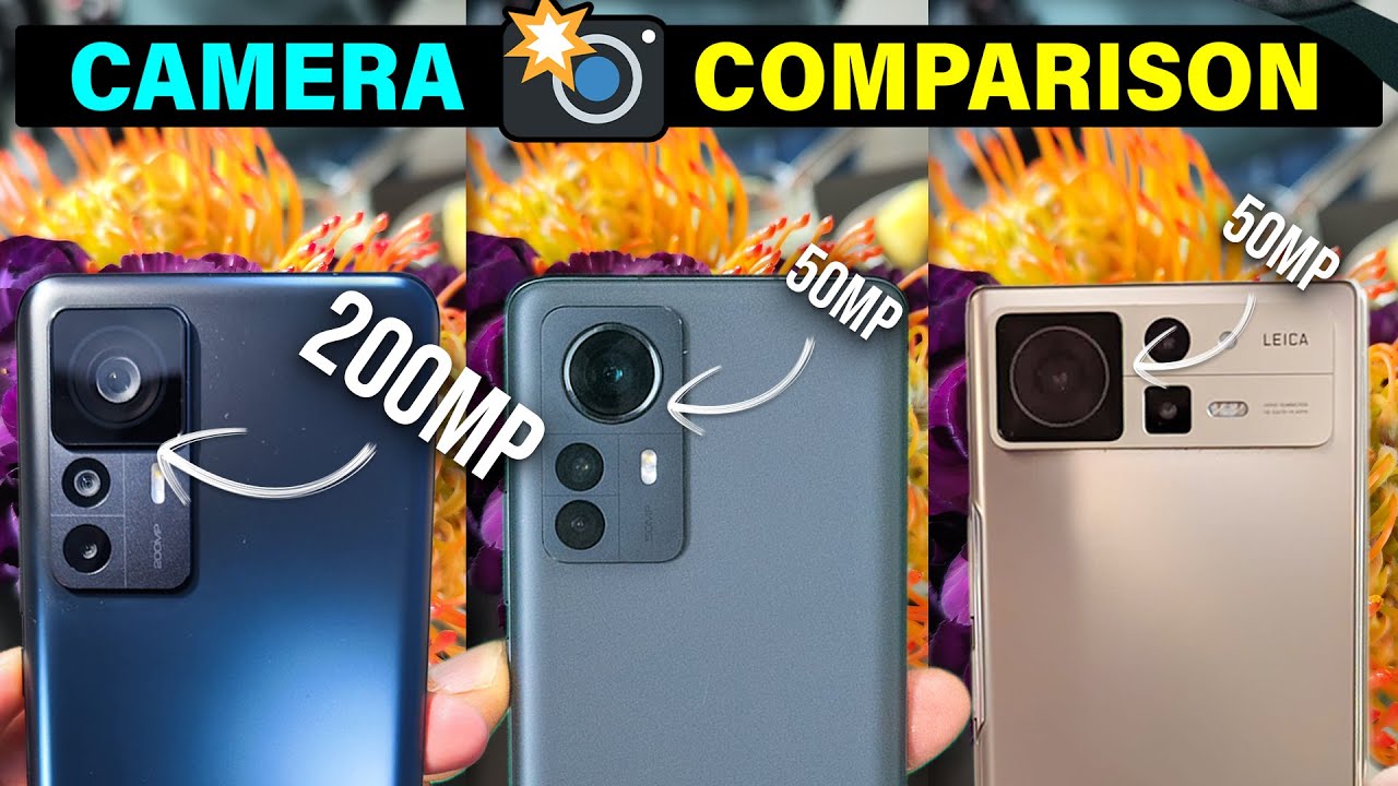Xiaomi 12T Pro vs Mix Fold 2 vs 12 Pro - Camera Comparison!