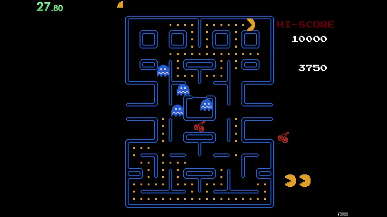 Pac-Man (NES) 10K points speedrun: 46.470