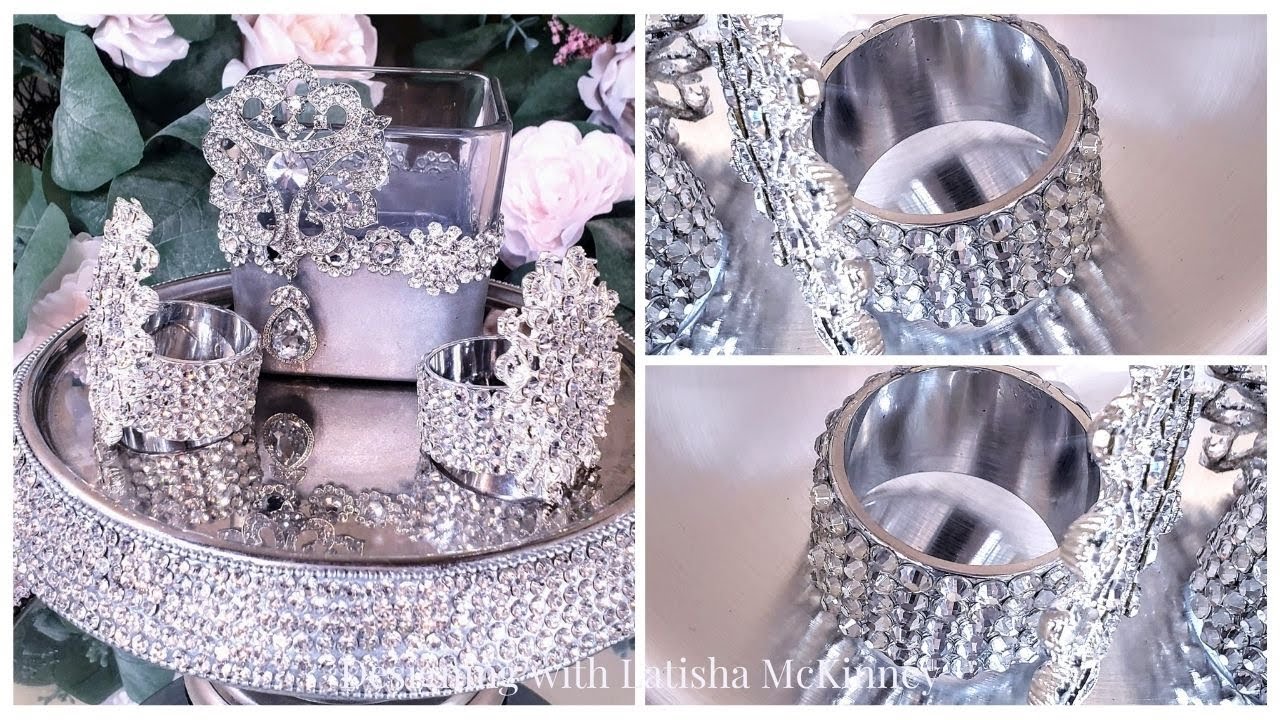 Dollar Tree DIY Silver Napkin Rings| Designing with Latisha McKinney