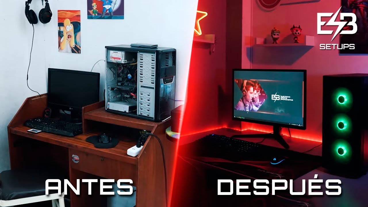 TRANSFORMAMOS su SETUP en 1 DÍA 😱⚡ | #ESBSetups Ep. 2