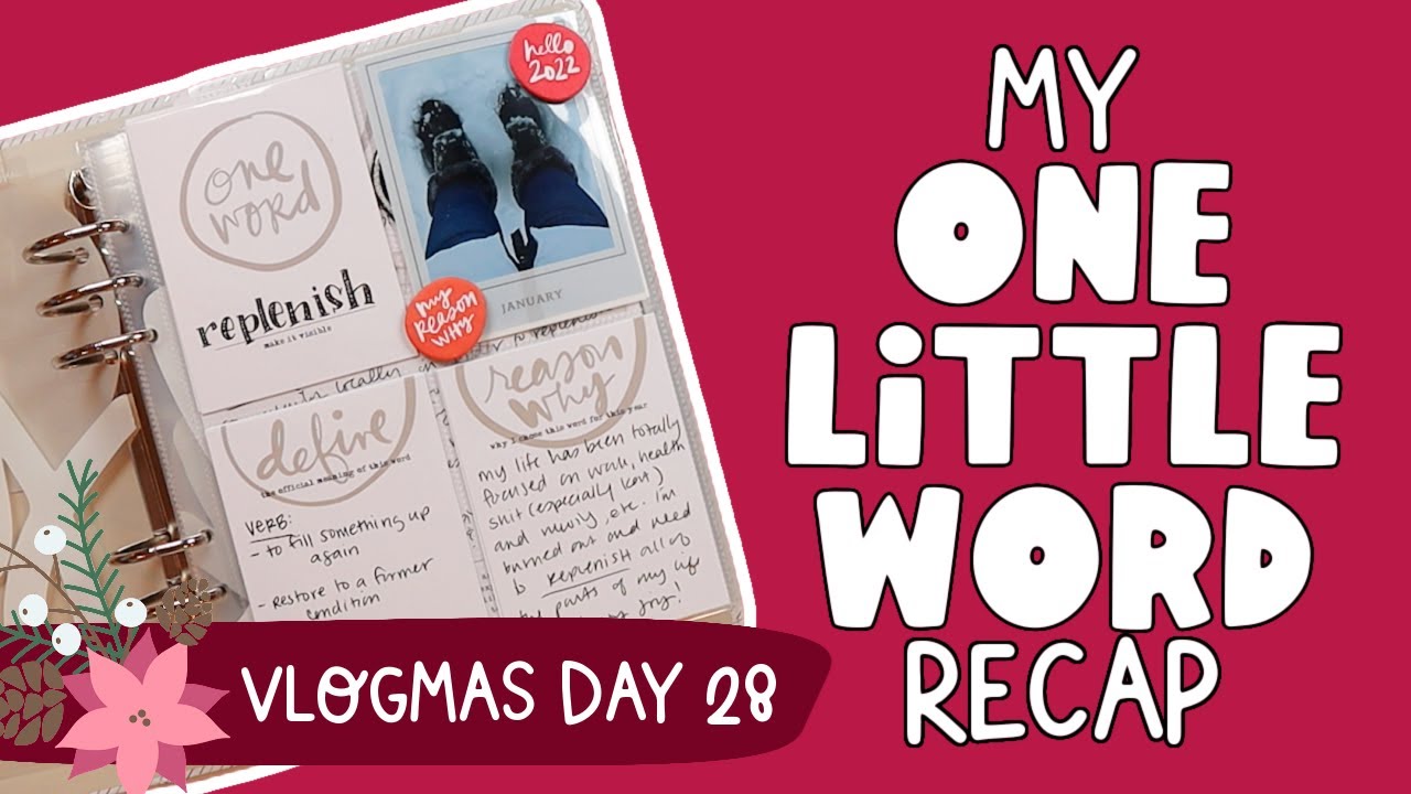 MY THOUGHTS ON ONE LITTLE WORD | VLOGMAS 2022