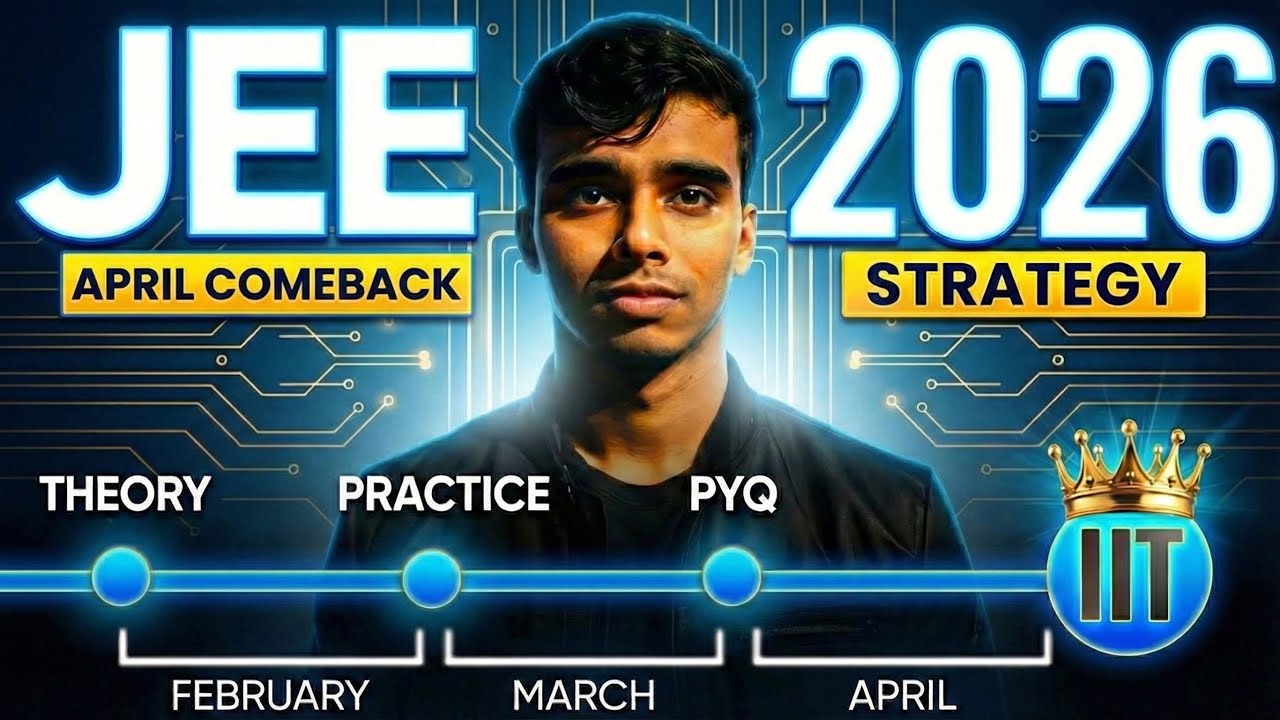 JEE Main 2026 April Attempt Strategy 🔥 April Comeback Plan (99%ile Roadmap)