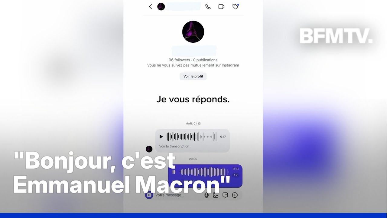 Guerre au Moyen-Orient: Emmanuel Macron r&eacute;pond en vocal sur Instagram &agrave; une jeune Fran&ccedil;aise