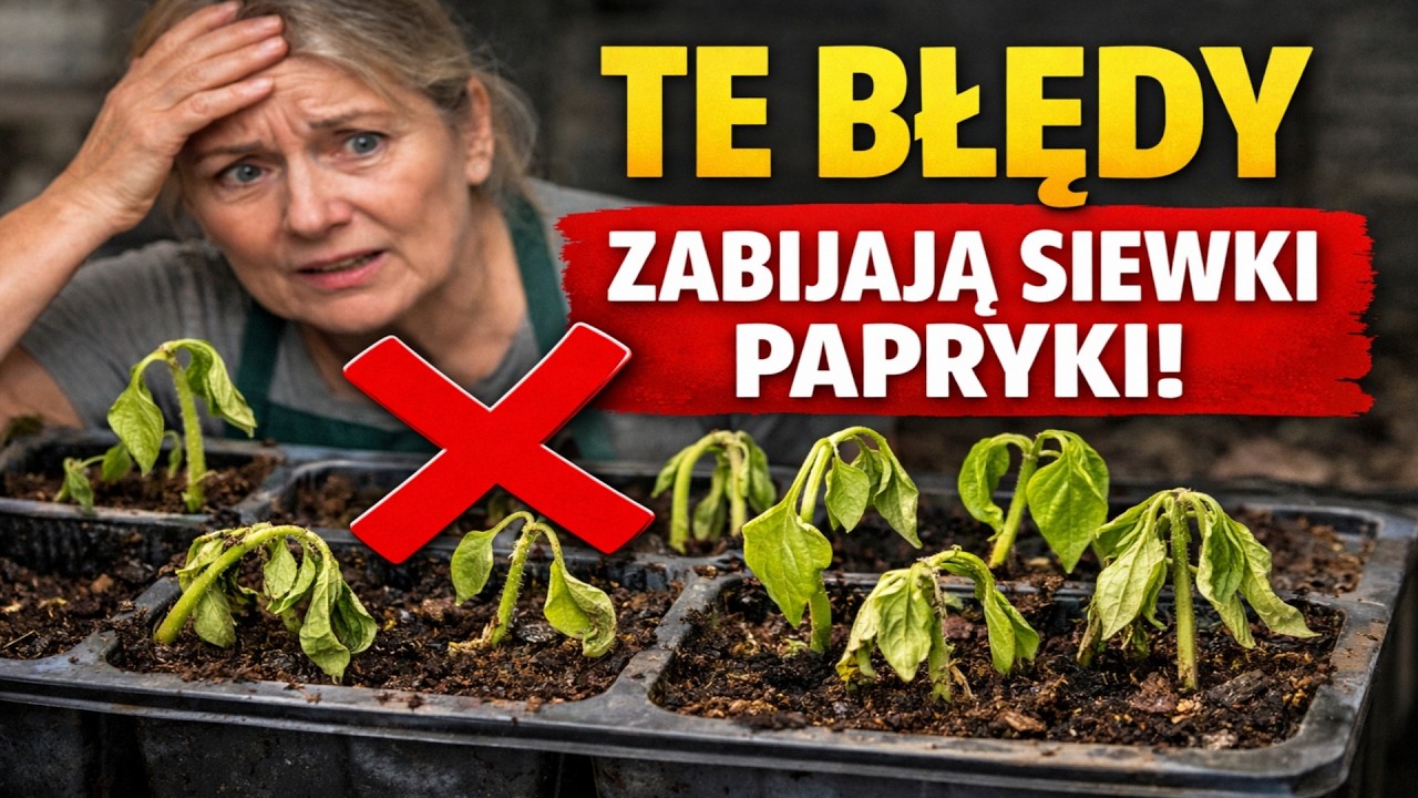 Robisz te 7 BŁĘDÓW przy wysiewie papryki? 🌶️ Przez nie 90% siewek umiera!