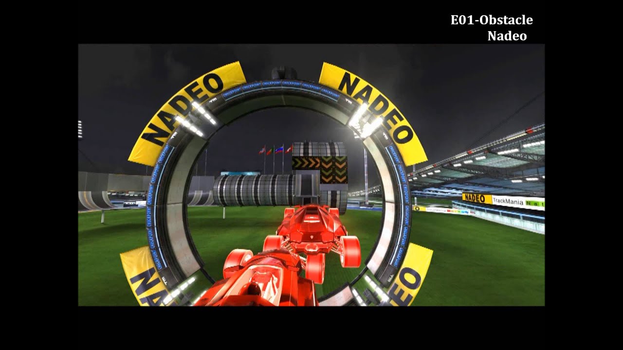 TrackMania E01-Obstacle