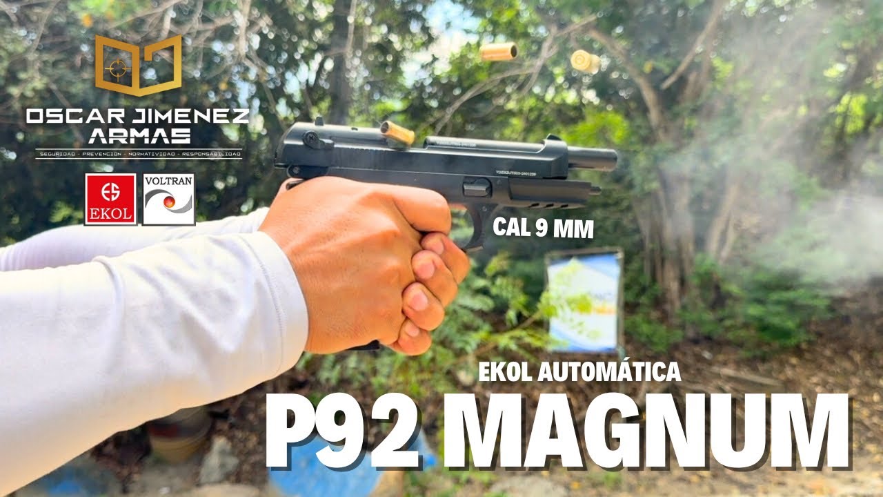 😎 EKOL P92 MAGNUM AUTOMATICA 😎 Acción y Potencia.