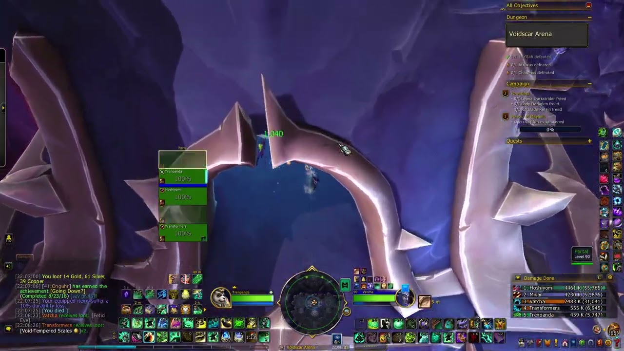 Trenpanda ใน Voidscar Arena - WoW Midnight Mythic 0 Dungeon ครั้งแรกของภาค