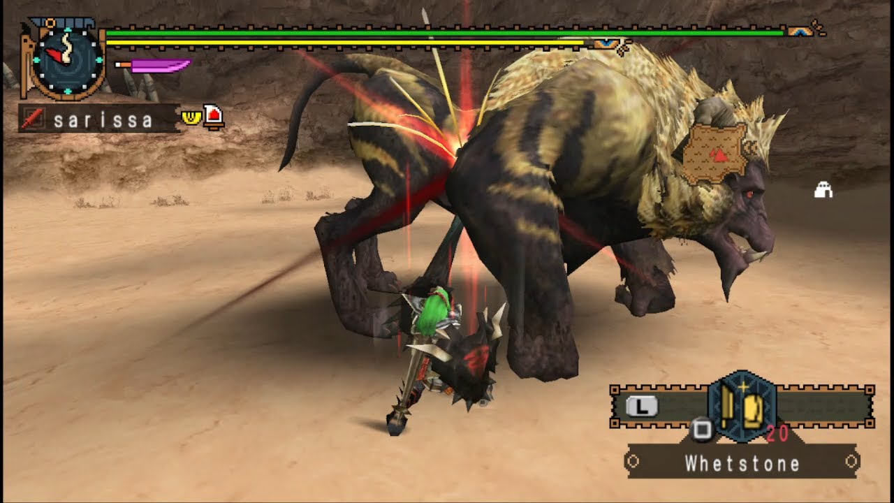【MHP2G】Jump31 Rajang【Lance】7:44